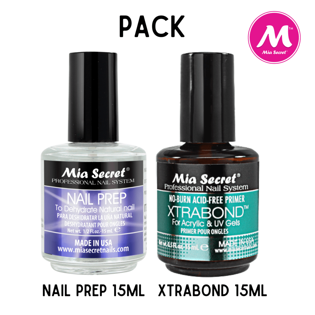 Pack Nail Prep Xtrabond 15ml Mia Secret CREATIVA STORE